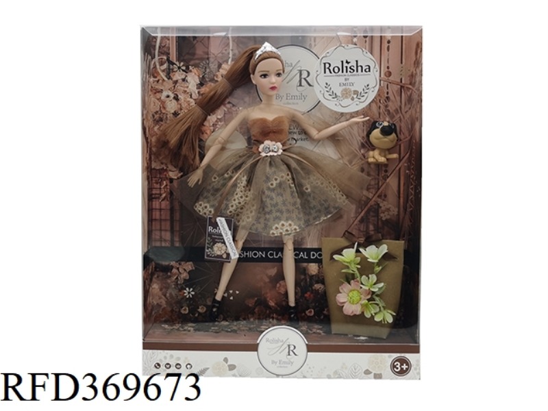 11.5-INCH DOLL HAS A 12-JOINTED BODY