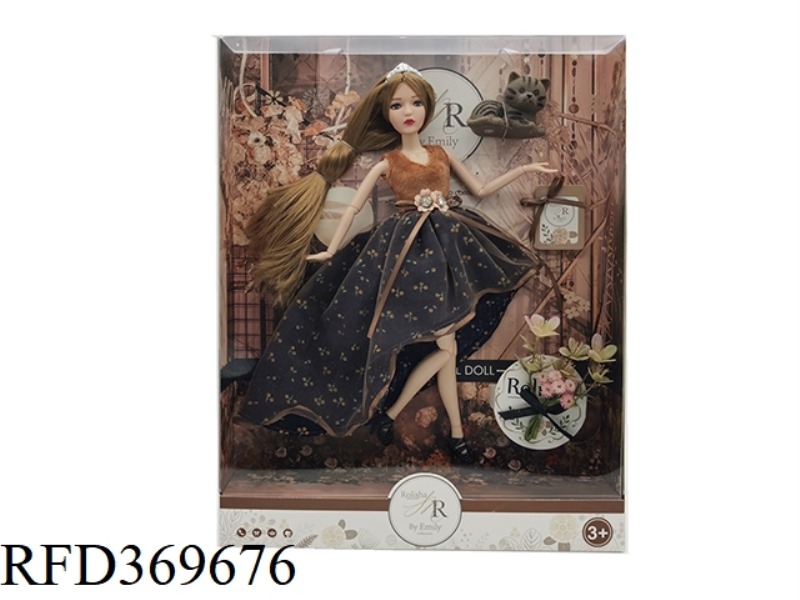 11.5-INCH DOLL HAS A 12-JOINTED BODY