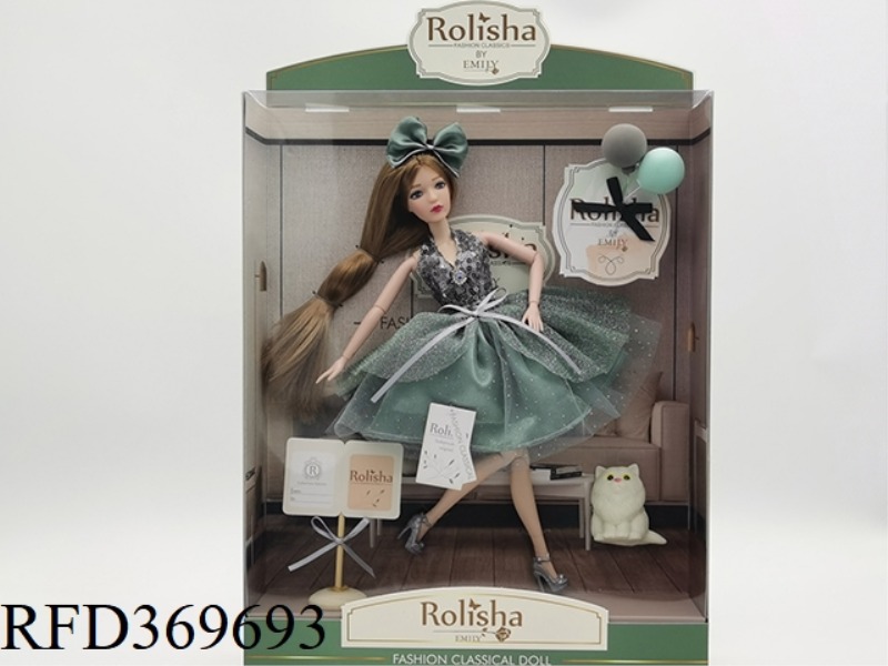 11.5-INCH DOLL HAS A 12-JOINTED BODY