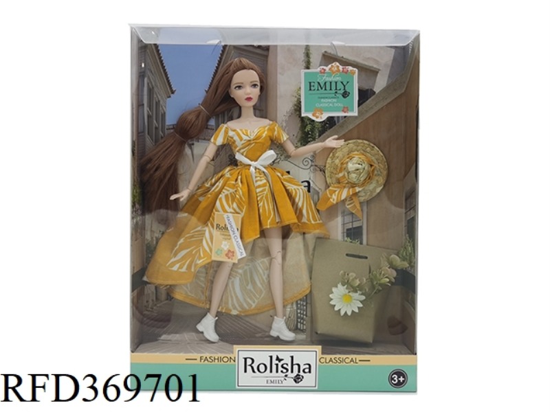 11.5-INCH DOLL HAS A 12-JOINTED BODY