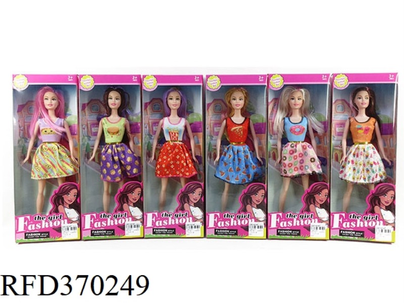 11.5-INCH HIGH-END REAL SUMMER FASHION BARBIE 6 ASSORTED