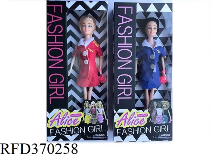 11.5 INCH SOLID BODY FASHION FEMALE BARBIE TWO MIXED OUTFITS