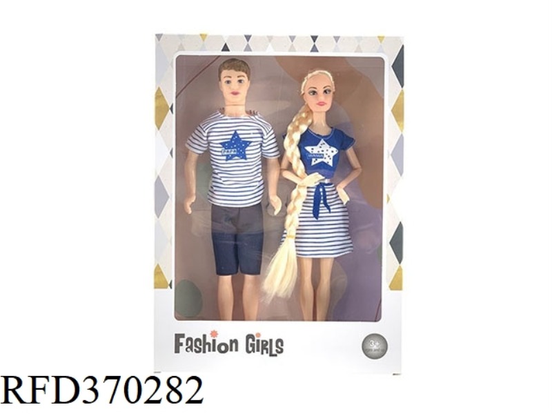 11.5 INCH FASHION SUMMER MIXED MEN'S AND WOMEN'S CLOTHING