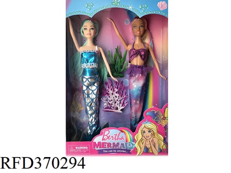 11.5 INCH SOLID MERMAID TWO PIECES