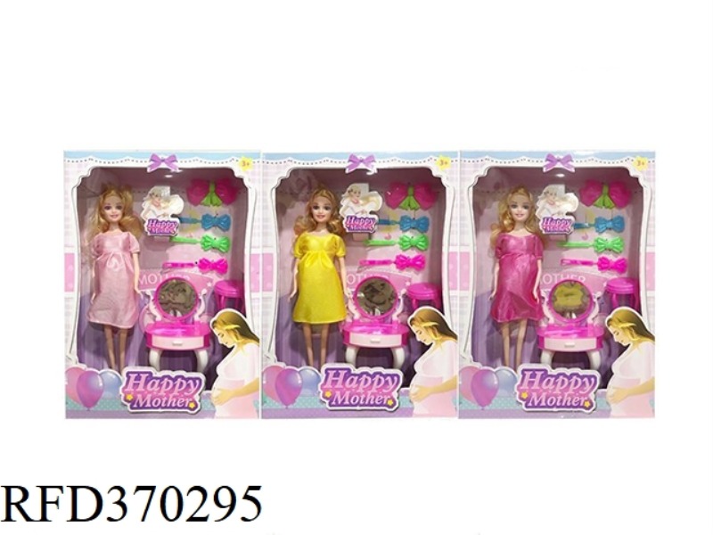 11.5 INCH SOLID BODY BIG BELLY WITH DRESSING TABLE WITH ACCESSORIES