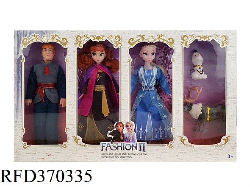 11.5-INCH FROZEN 3RD GENERATION WITH SNOW TREASURE AND FAWN 3 PACK