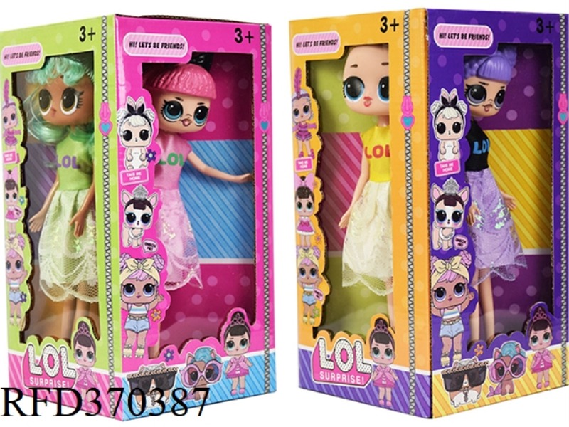 9.5-INCH SURPRISE DOLL WITH FRUIT FLAVOR (CLOTHES CHANGE COLOR WHEN EXPOSED TO SUNLIGHT)