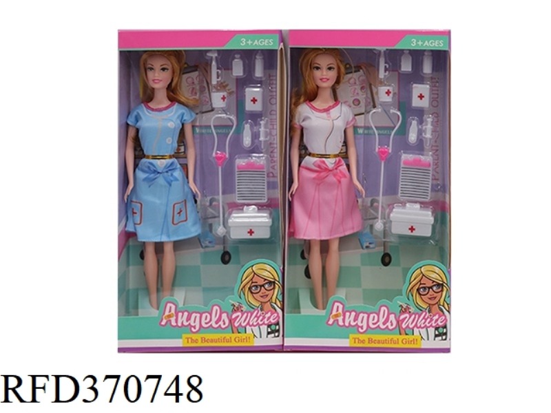 11.5 INCH NURSE BARBIE LIVE HAND WITH MEDICAL BLISTER TWO MIXED