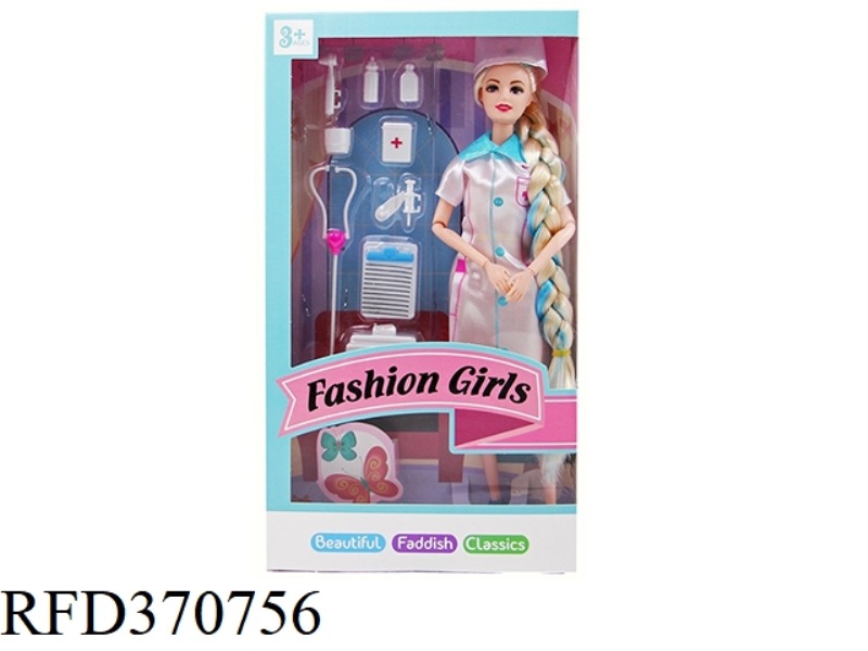 11.5 INCH NURSE BARBIE 9 JOINT WITH MEDICAL BLISTER