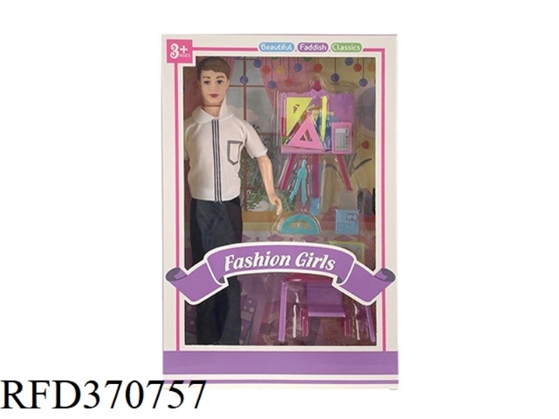 11.5 INCH FASHIONABLE MEN'S HAND TEACHER THEME WITH TEACHING BLISTER