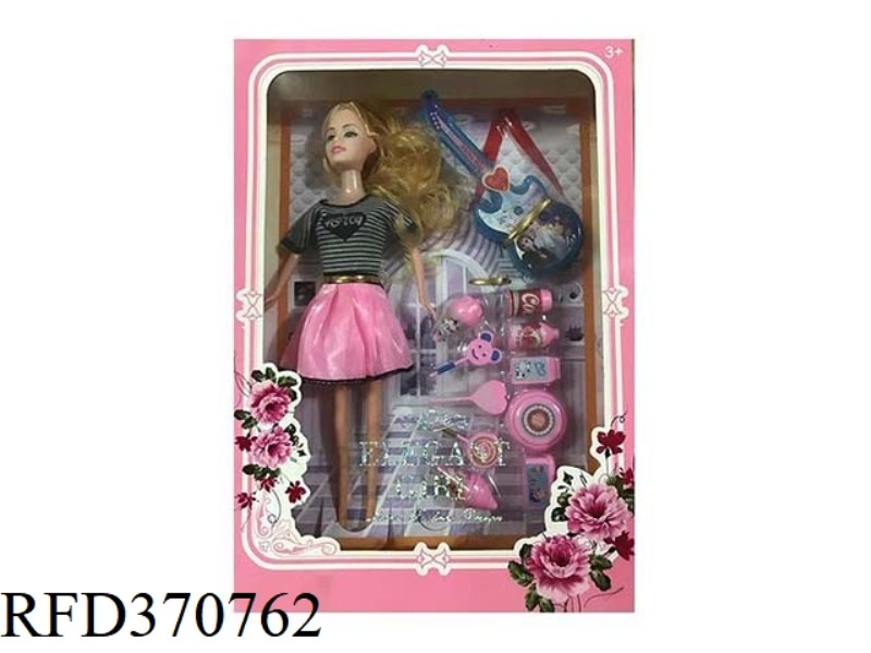 11.5 INCH FASHION BARBIE LIVE HAND WITH GUITAR SNACK BLISTER
