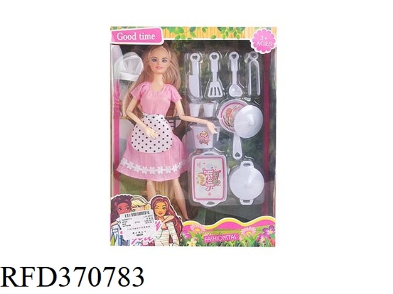 11.5-INCH HOME MOM WITH 11 JOINTS AND KITCHENWARE BLISTER