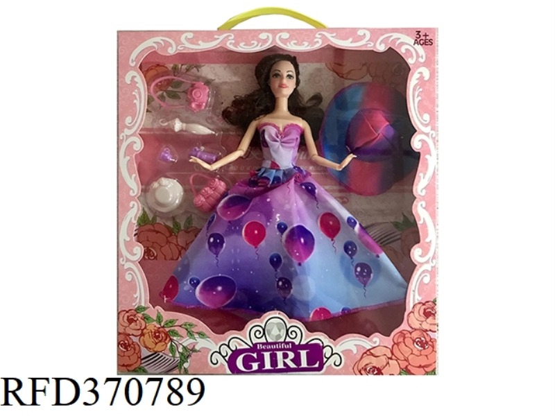 11.5-INCH 9-JOINT FASHION SHOW DRESS BARBIE WITH HAT BLISTER CAMERA