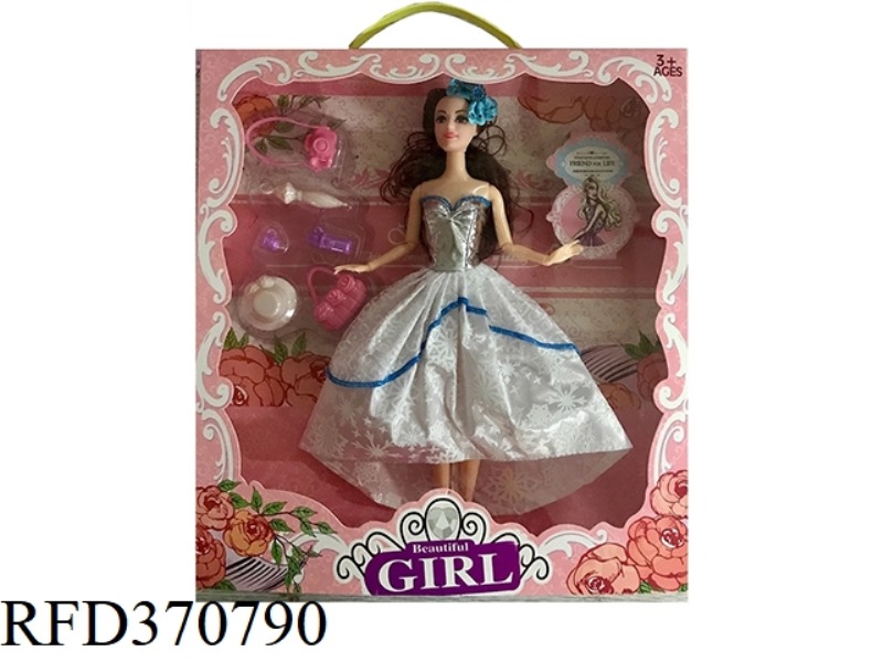 11.5-INCH 9-JOINT FASHION SHOW DRESS BARBIE WITH HAT BLISTER CAMERA