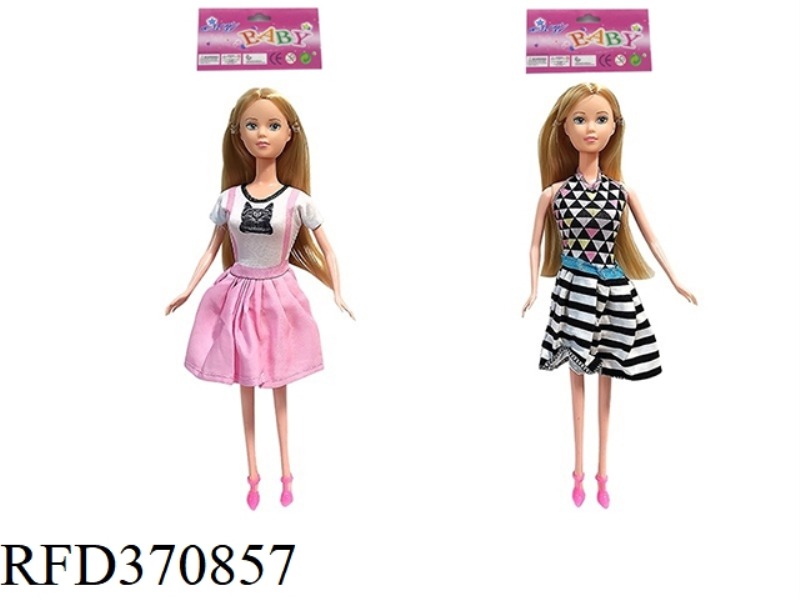 11.5-INCH REAL-LIFE FASHION SHORT SKIRT PRINCESS BARBIE TWO ASSORTED