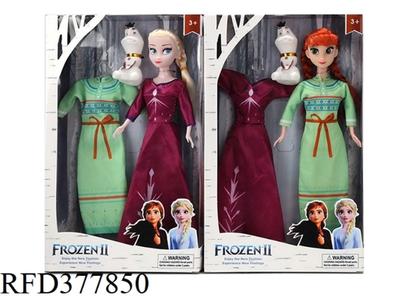 11.5 INCH FROZEN BARBIE QUEEN PAJAMAS WITH SNOW TREASURE