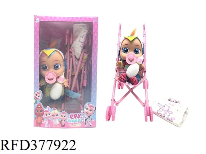 THE THIRD GENERATION OF 14-INCH VINYL CRYING DOLLS CAN DRINK WATER AND TEARS WITH FOUR-TONE MUSIC DA