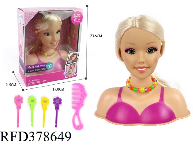 HALF-LENGTH BARBIE MAKEUP HEAD