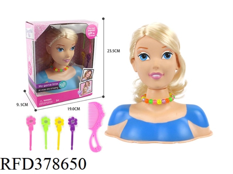 HALF-LENGTH BARBIE MAKEUP HEAD