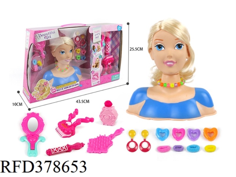 HALF-LENGTH BARBIE MAKEUP HEAD