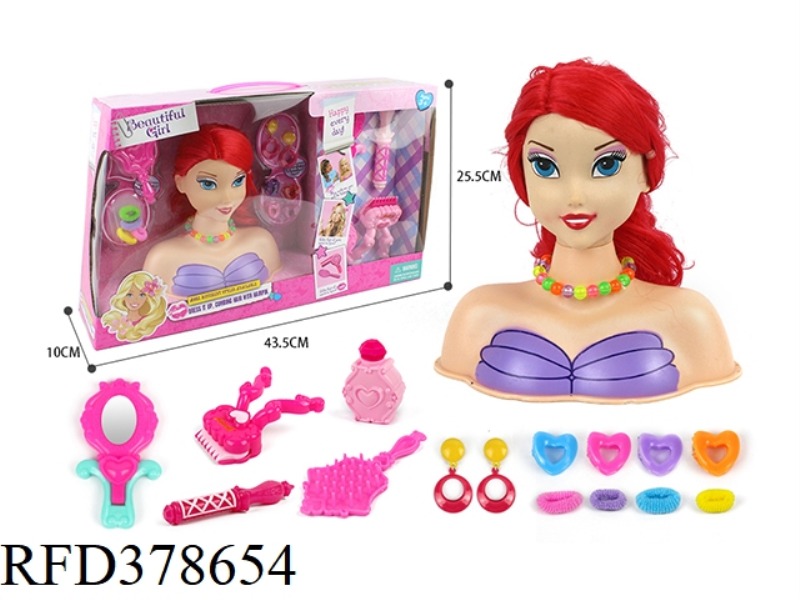HALF-LENGTH BARBIE MAKEUP HEAD