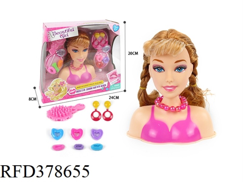 HALF-LENGTH BARBIE MAKEUP HEAD