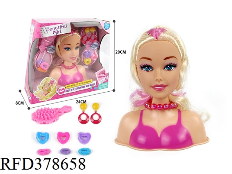 HALF-LENGTH BARBIE MAKEUP HEAD