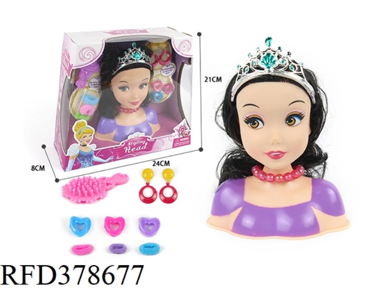 HALF-LENGTH PRINCESS MAKEUP HEAD