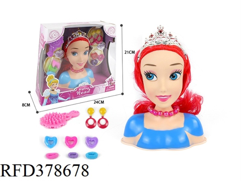 HALF-LENGTH PRINCESS MAKEUP HEAD