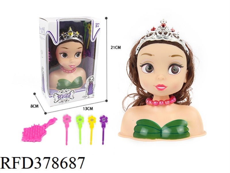 HALF-LENGTH DOLL MAKEUP HEAD