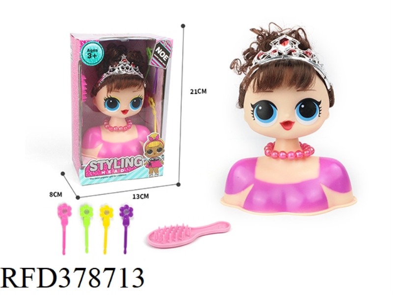 HALF-LENGTH DOLL MAKEUP HEAD