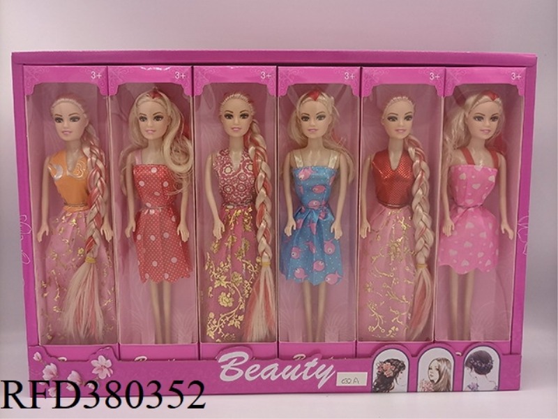 11.5 INCH BARBIE 12PCS