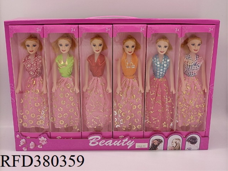 11.5 INCH EMPTY BARBIE 12PCS