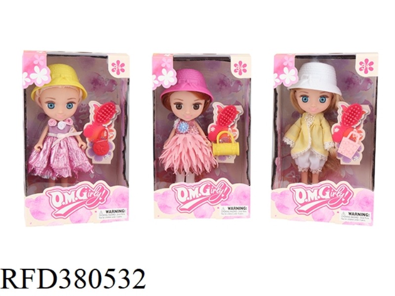 6.5 INCH FLOWER LANGUAGE DOLL