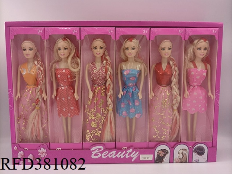 11.5 INCH BARBIE 12PCS