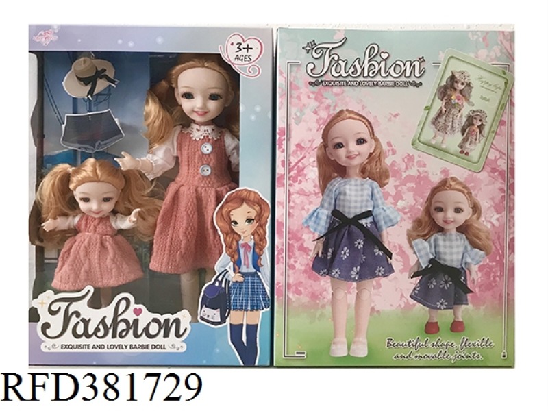 12 INCH 6 INCH PARENT-CHILD DOLL