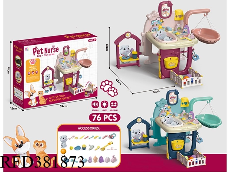 PET CAT CARE KIT WITH PET CAT
