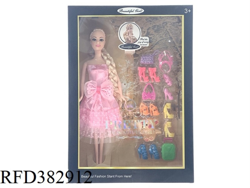 11 INCH FIVE-JOINT SOLID BODY BARBIE