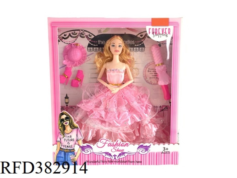 11.5 INCH NINE-JOINT REAL BODY EVENING BARBIE ACCESSORY SET