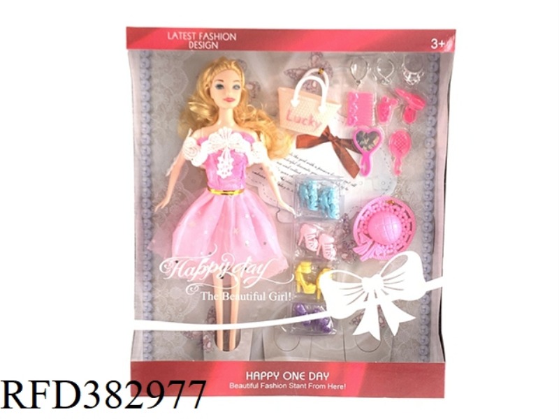 11.5 INCH FIVE-JOINT FASHION BARBIE TRAVEL SUIT