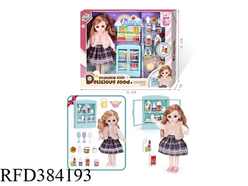 13 JOINT 10-INCH EXQUISITE DRINK COOLER DOLL