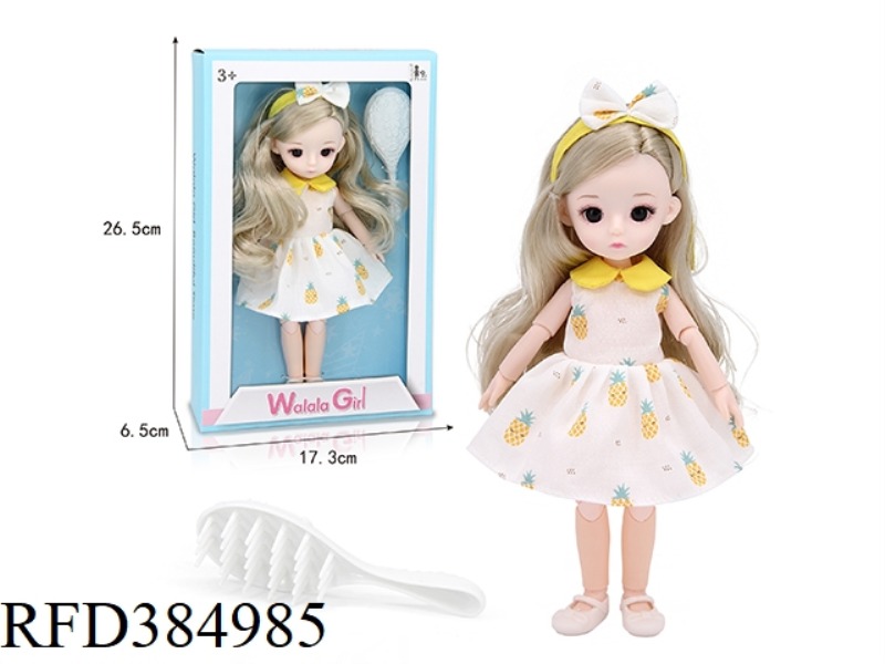 24CM9 INCH JOINT BARBIE DOLL (WITH COMB)