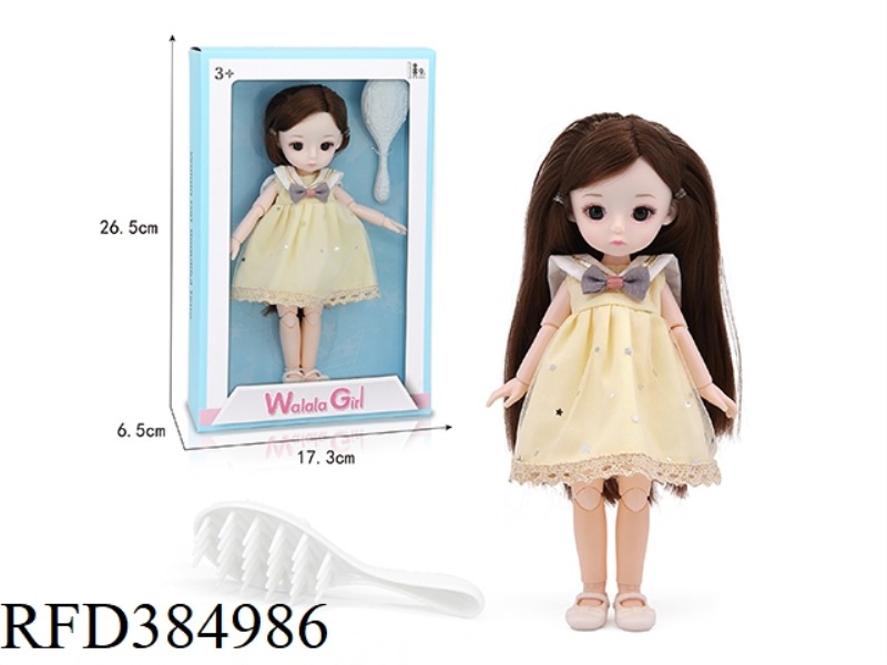 24CM9 INCH JOINT BARBIE DOLL (WITH COMB)