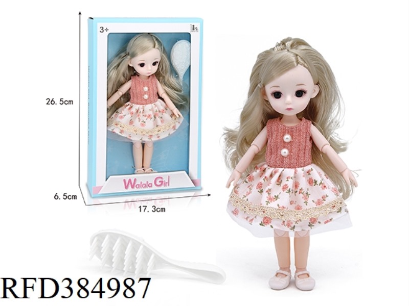 24CM9 INCH JOINT BARBIE DOLL (WITH COMB)