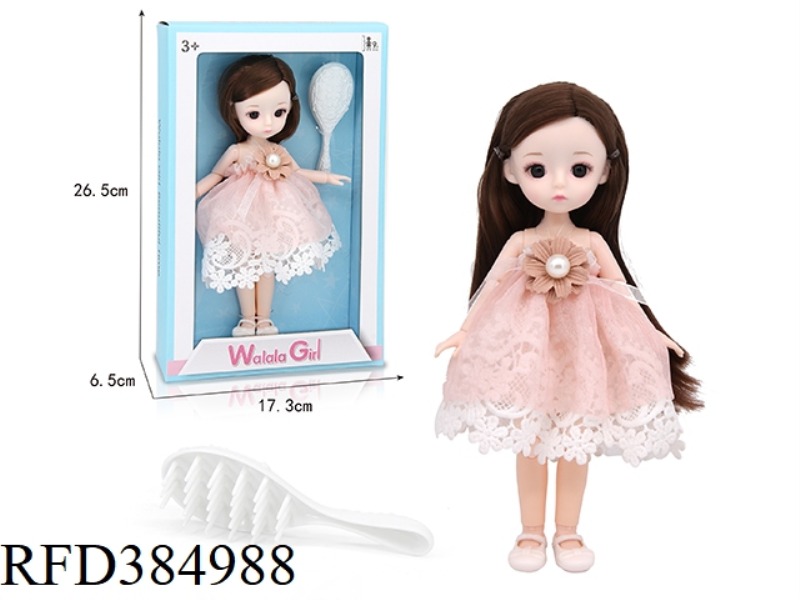 24CM9 INCH JOINT BARBIE DOLL (WITH COMB)