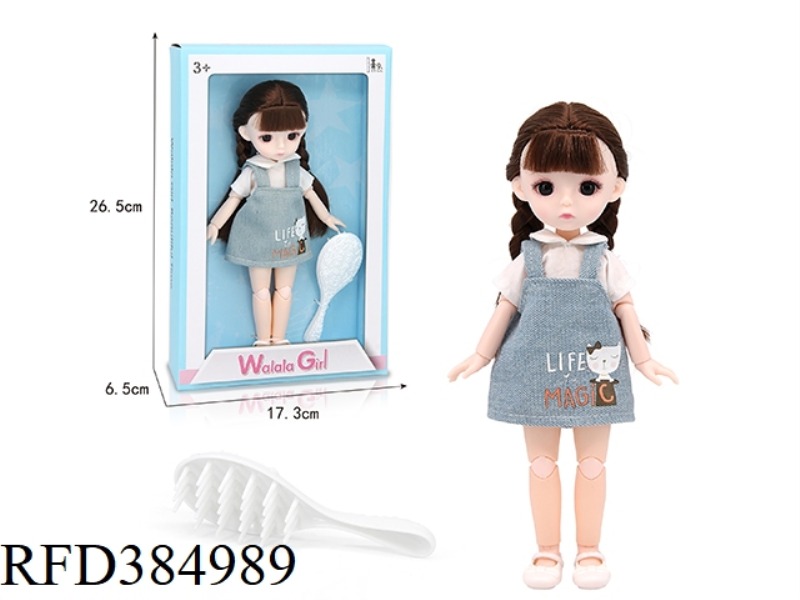 24CM9 INCH JOINT BARBIE DOLL (WITH COMB)