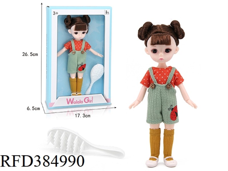 24CM9 INCH JOINT BARBIE DOLL (WITH COMB)