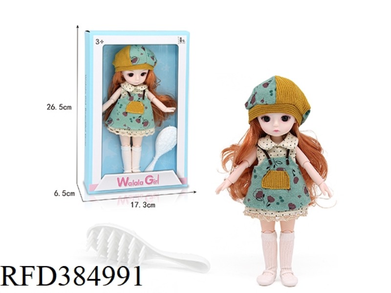 24CM9 INCH JOINT BARBIE DOLL (WITH COMB)