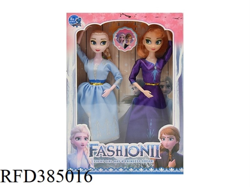 11.5-INCH 9-JOINT SOLID BODY FROZEN DOUBLE BARBIE