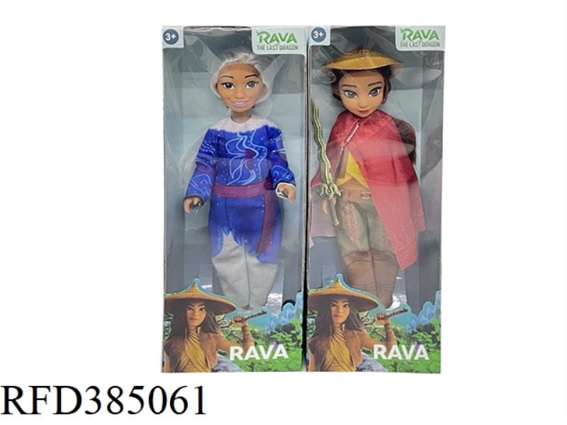 10 INCH EMPTY BODY, THE LEGEND OF THE DRAGON HUNTING LEGEND RAYA RAYA PRINCESS 2 ASSORTED